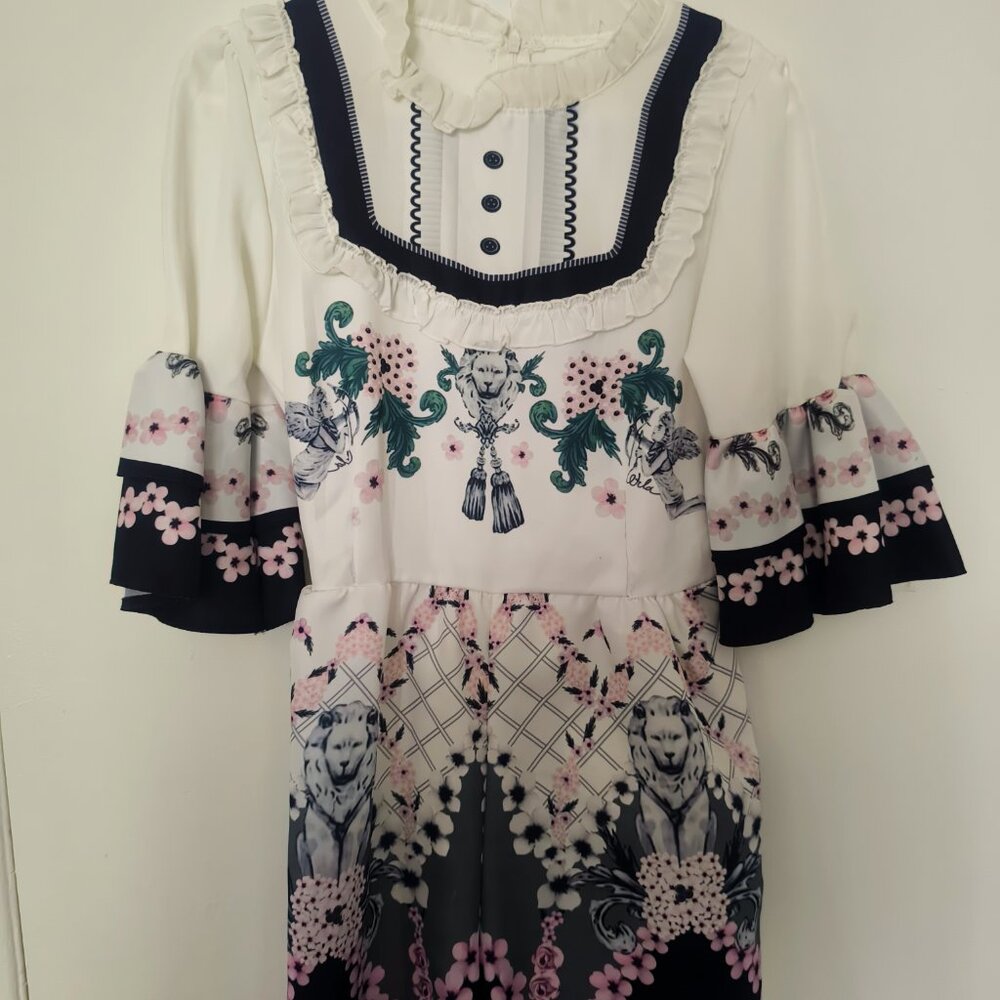 Kawaii Borichta Japanese style White Jumpsuit